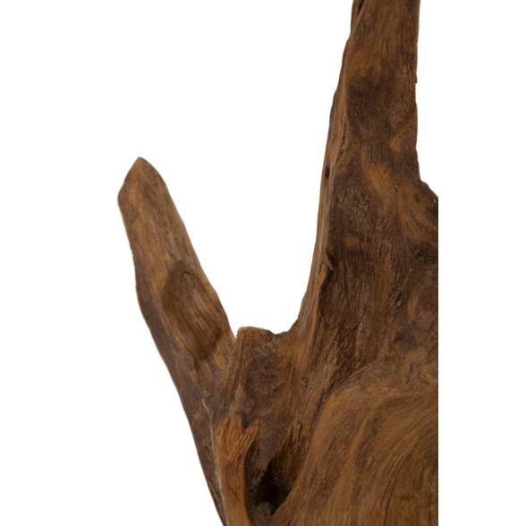 Scultura Akar In Teak Ric, Cm 20X11X34 Min 2