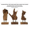 Scultura Akar In Teak Ric, Cm 20X11X34 Min 2