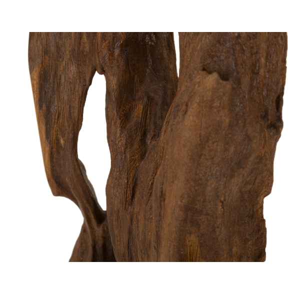 Scultura Akar In Teak Riciclato Cm 18X13X55