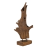 Scultura Akar In Teak Riciclato Cm 23X27X64