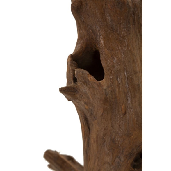 Scultura Akar In Teak Riciclato Cm 23X27X64