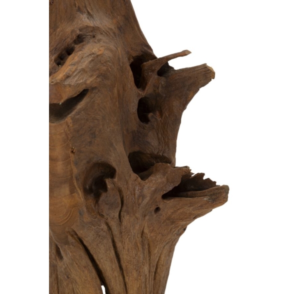 Scultura Akar In Teak Riciclato Cm 23X27X64