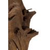 Scultura Akar In Teak Riciclato Cm 23X27X64