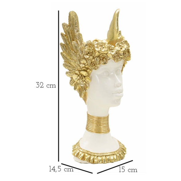 Scultura Athena Cm 15X14,5X32