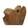 Scultura Cuore In Teak Ric. Cm 15X10X35