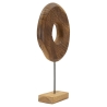 Scultura Dorat In Teak Riciclato Cm 35X10X58