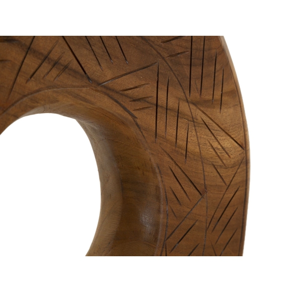 Scultura Dorat In Teak Riciclato Cm 35X10X58