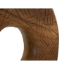 Scultura Dorat In Teak Riciclato Cm 35X10X58