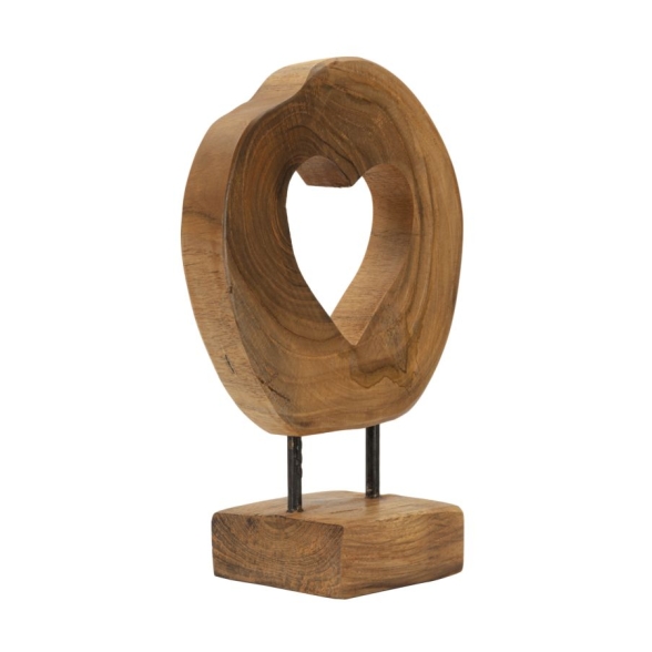 Scultura Hasi In Teak Ric. Cm 20X10X28
