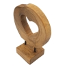 Scultura Hasi In Teak Ric. Cm 20X10X28