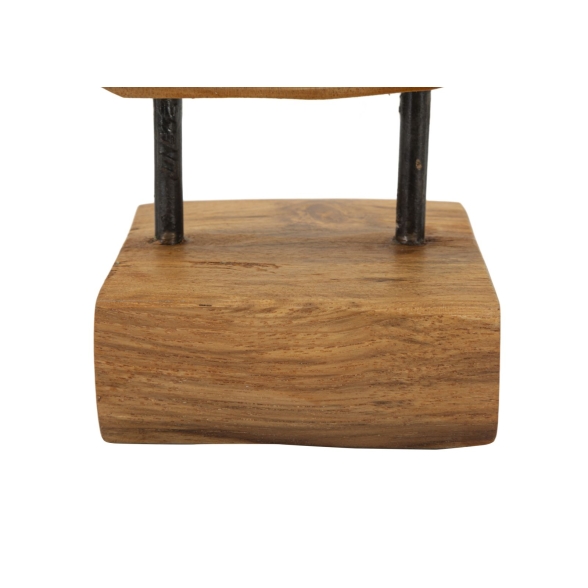 Scultura Hasi In Teak Ric. Cm 20X10X28