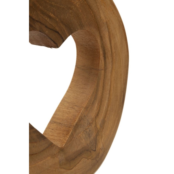 Scultura Hasi In Teak Ric. Cm 20X10X28