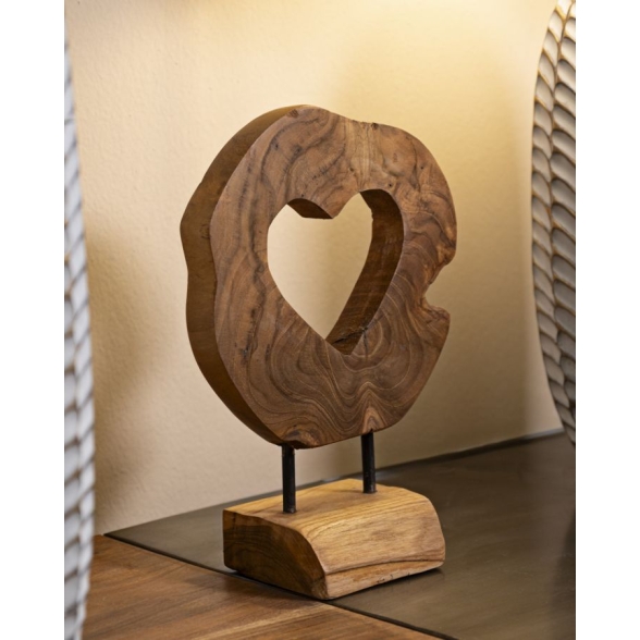 Scultura Hasi In Teak Ric. Cm 20X10X28