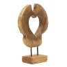 Scultura Hasi In Teak Riciclato Cm 28X10X38
