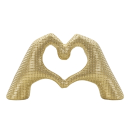 Scultura Lover Gold Cm 25X7,5X13,5 