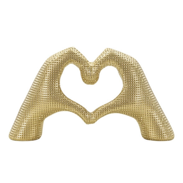 Scultura Lover Gold Cm 25X7,5X13,5 