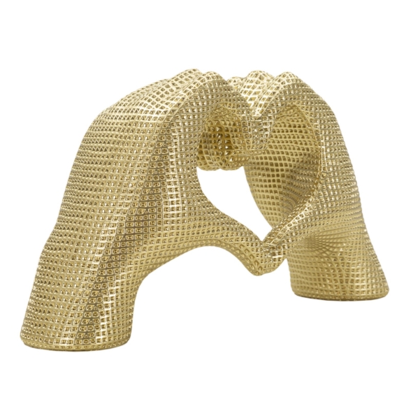 Scultura Lover Gold Cm 25X7,5X13,5 