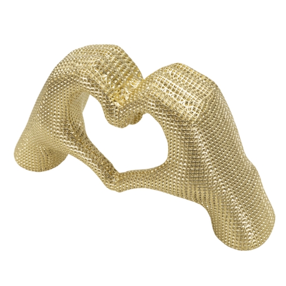 Scultura Lover Gold Cm 25X7,5X13,5 