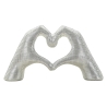 Scultura Lover Silver Cm 25X7,5X13,5 