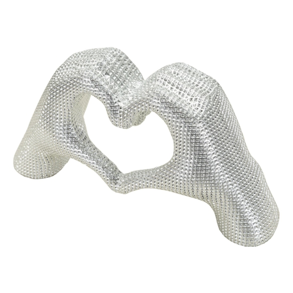 Scultura Lover Silver Cm 25X7,5X13,5 