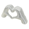 Scultura Lover Silver Cm 25X7,5X13,5 