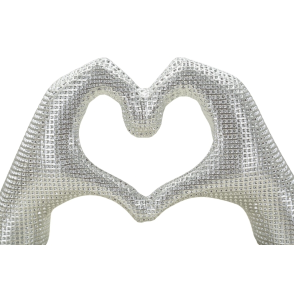 Scultura Lover Silver Cm 25X7,5X13,5 