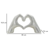 Scultura Lover Silver Cm 25X7,5X13,5 