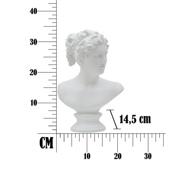 Scultura Roman Woman Cm 21,5X14,5X34