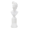 Scultura Statua Woman Con Piedistallo Cm 11X10,5X35,5