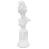 Scultura Statua Woman Con Piedistallo Cm 11X10,5X35,5