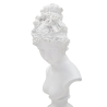 Scultura Statua Woman Con Piedistallo Cm 11X10,5X35,5