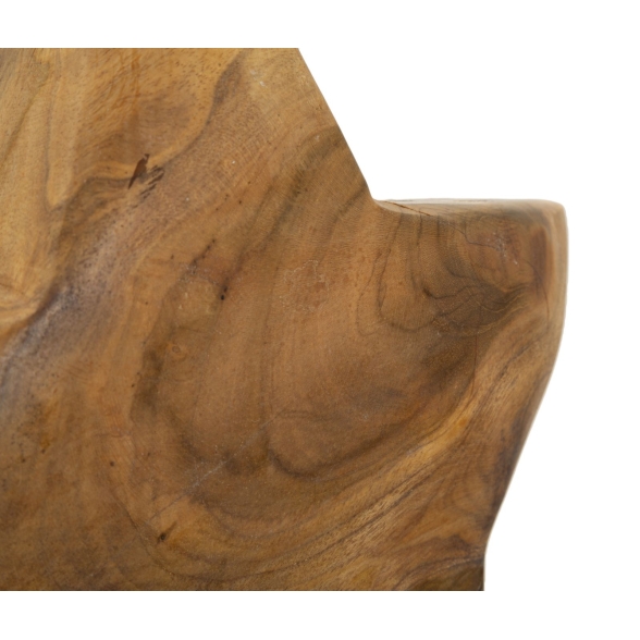 Scultura Stella In Teak Riciclato Cm 28X12X42