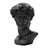 Scultura Testa Antica Nera Cm 44X35,5X60