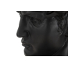 Scultura Testa Antica Nera Cm 44X35,5X60