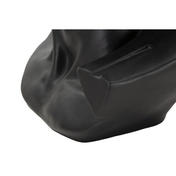 Scultura Testa Antica Nera Cm 44X35,5X60