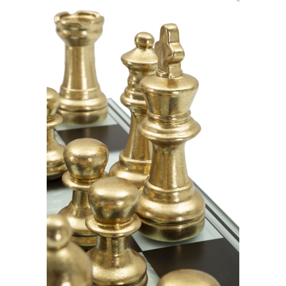 Set Scacchiera Nera/Bianca Cm 50,5X50,5X14