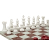 Set Scacchiera Rossa/Bianca Cm 61X61X14