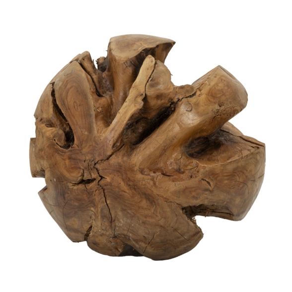 Sfera In Teak Riciclato Cm Ø 50 (Pezzi Unici - Non Rip. In Serie) 