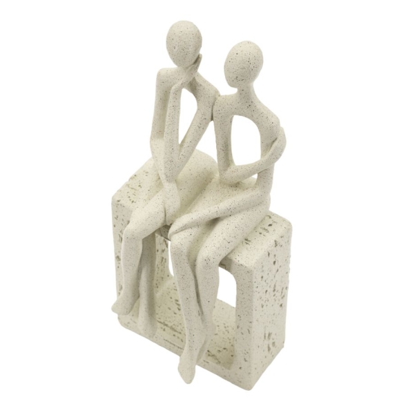 Statuetta Coppia Stons Cm 11,5X9X25 