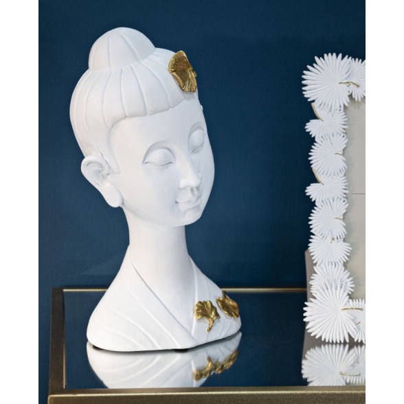 Testa Buddha -A- Cm 21,5X16X35