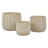 Cachepot Flake Set 3 Pz Cm 30,5X27-25X22,2-19,5X18