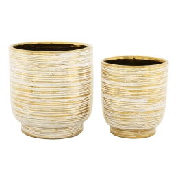 Porta Vasi Coppia Melody Cm Ø 23X24-17,5X19