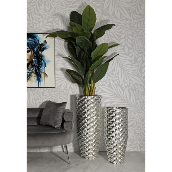 Porta Vasi Coppia Silvy Cm Ø 37X92X-32X75