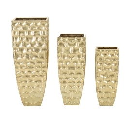 Porta Vasi Glody Tris Cm 38X38X94-30,5X30,5X76-23X23X63