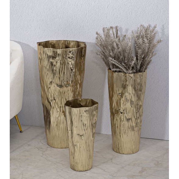 Porta Vasi Glolly Tris Cm Ø 41X39X83- 32X31X67-23X25X49