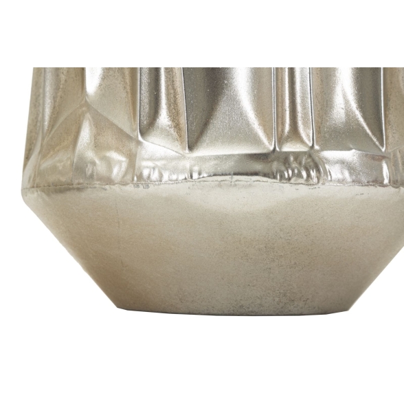 Porta Vasi Silver Set 3 Pz Cm Ø 35X38,5-27,5X33-18,5X26,5