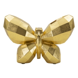 Vaso Butterfly Gold Cm 22,5X8X15