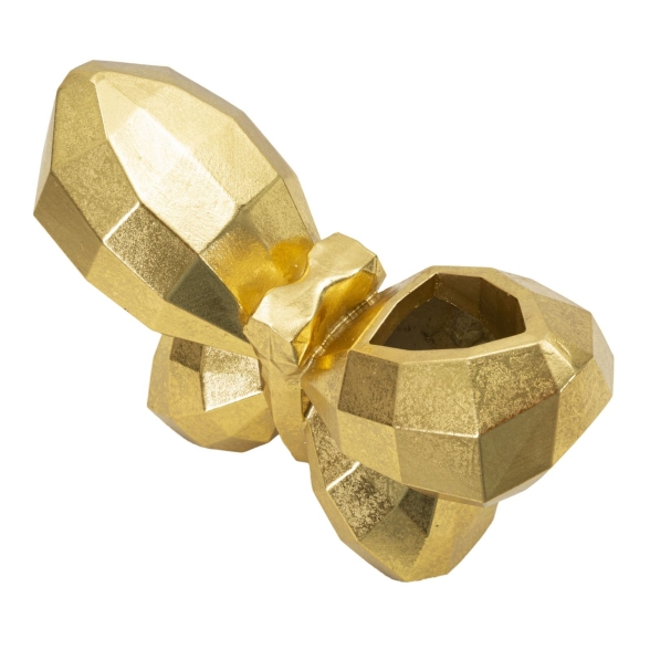 Vaso Butterfly Gold Cm 22,5X8X15