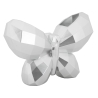 Vaso Butterfly Silver Cm 22,5X8X15