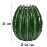 Vaso Cactus Ball Cm Ø 28X31